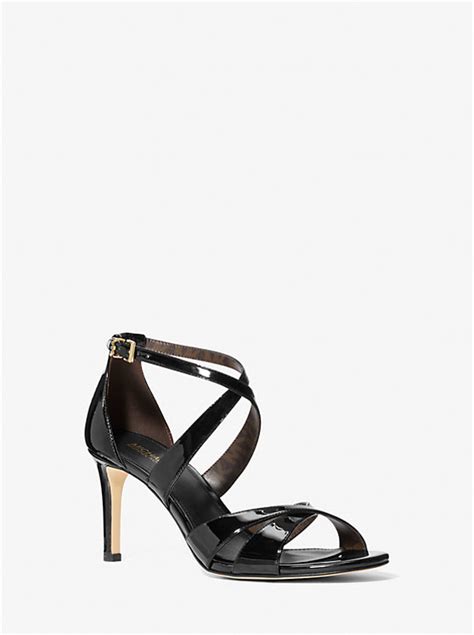 sac michael kors kinsley|Kinsley Faux Patent Leather Sandal .